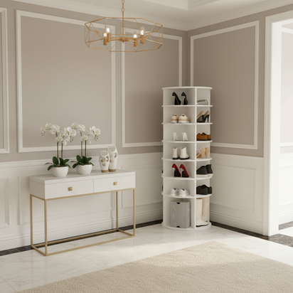 Shoe Cabinet Cornered - Layout 3