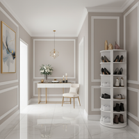 Shoe Cabinet Cornered - Layout 5