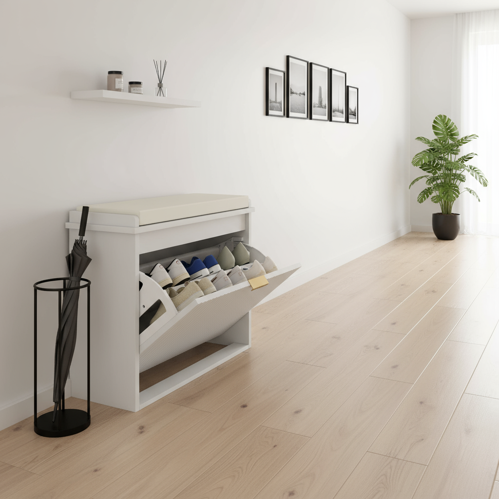 Shoe Cabinet - Hallway Depth