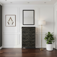 Shoe Cabinet in White Hallway