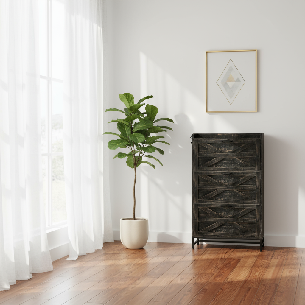 Shoe Cabinet - Right Placement