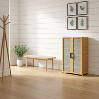 Shoe Cabinet with Coat Tree