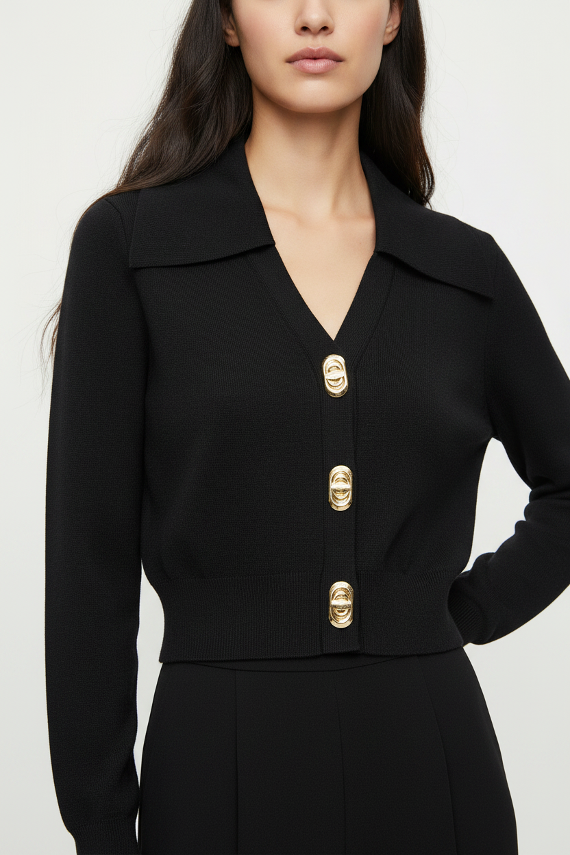 Studio Detail – Gold Buttons