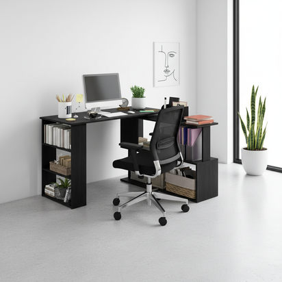 Swiss Minimalist - Angled View 2 with Chair