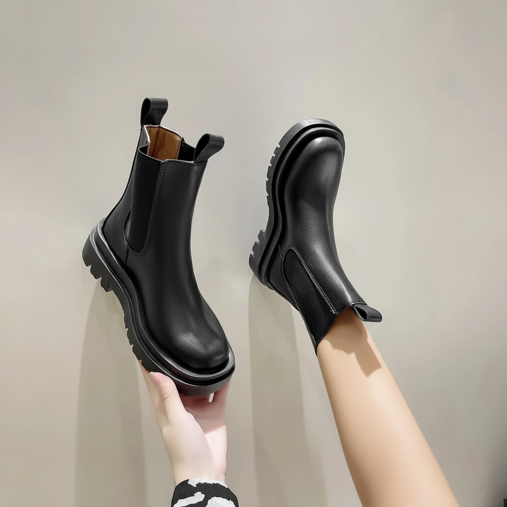 Tan-skin boot image one