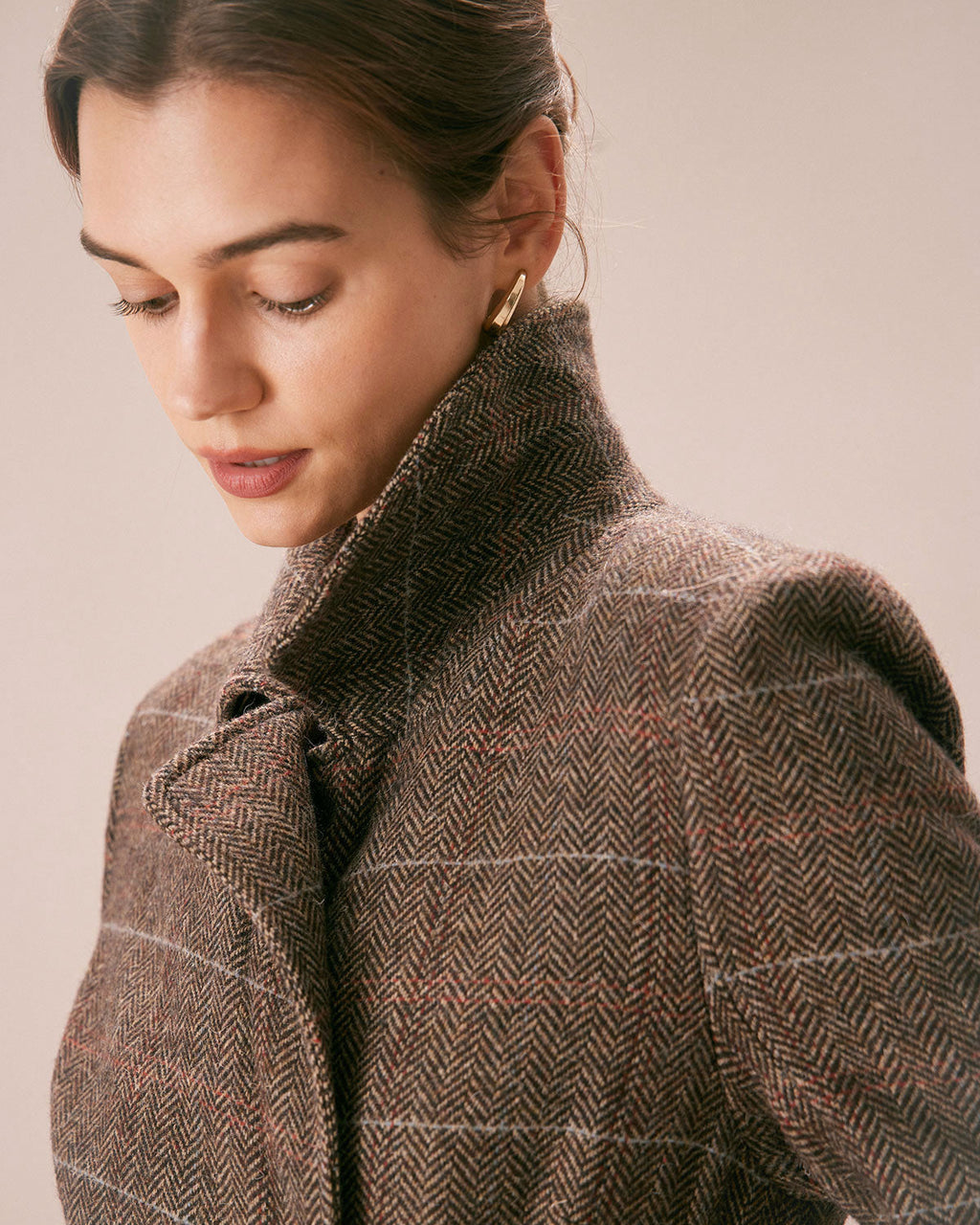 Swiss Refined Belted Double Breasted Coat