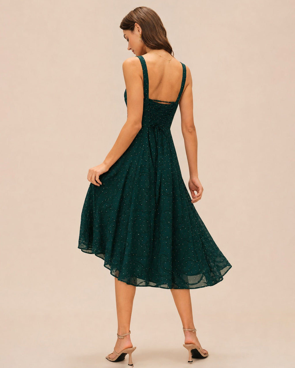Jackie Midwest Slit Midi Dress