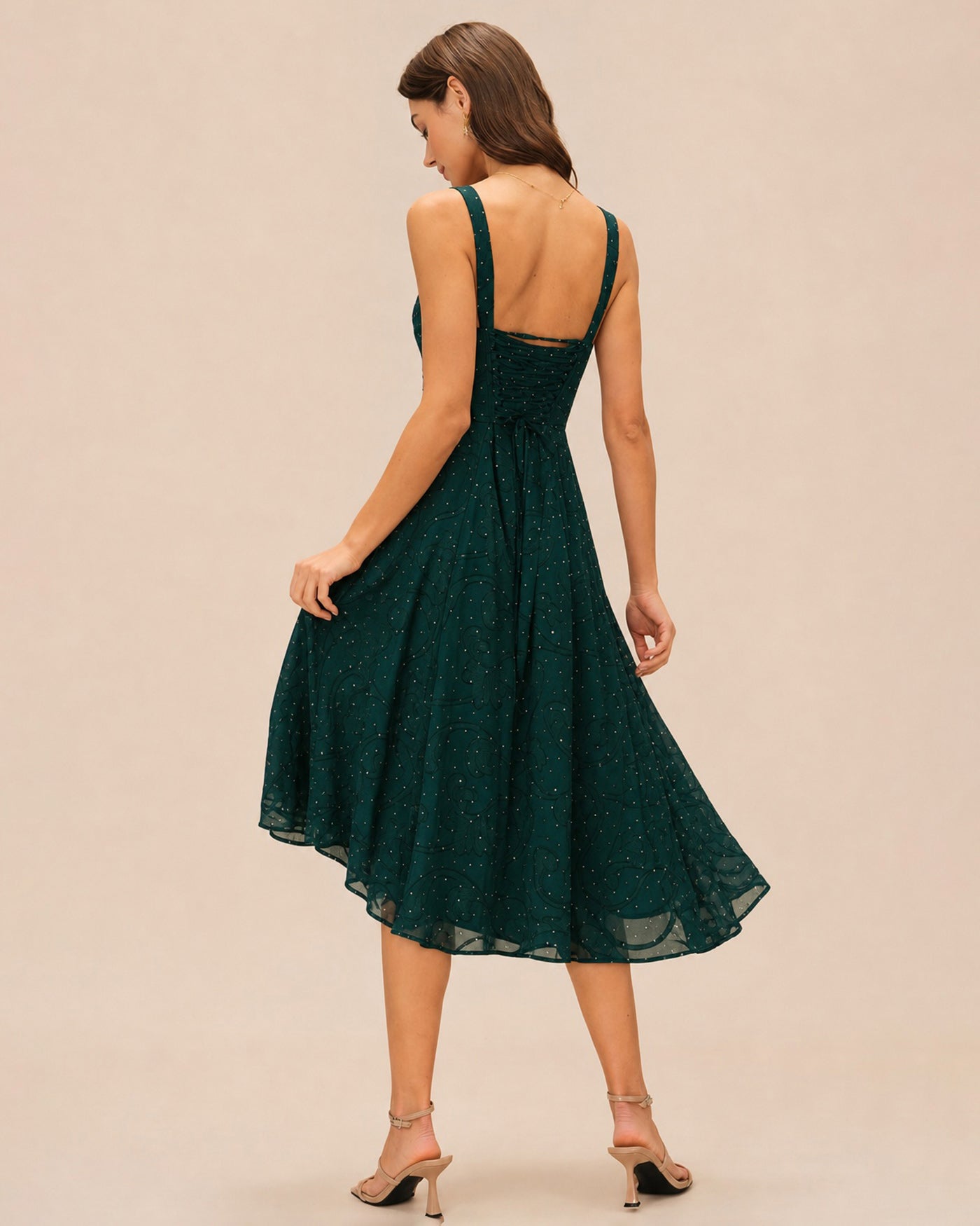 Jackie Midwest Slit Midi Dress