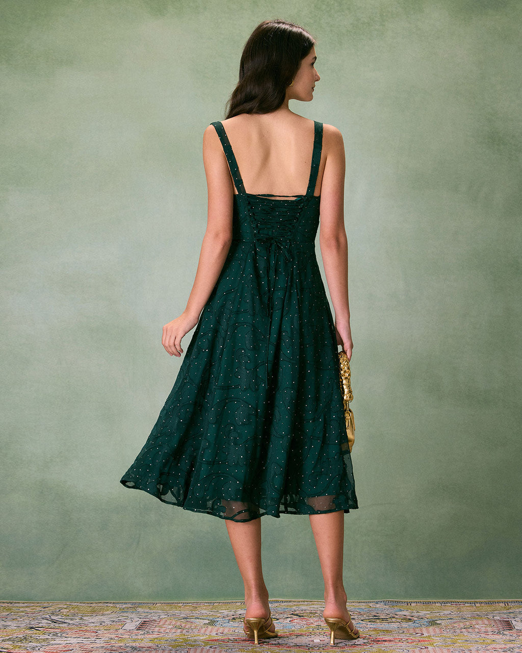 Jackie Midwest Slit Midi Dress