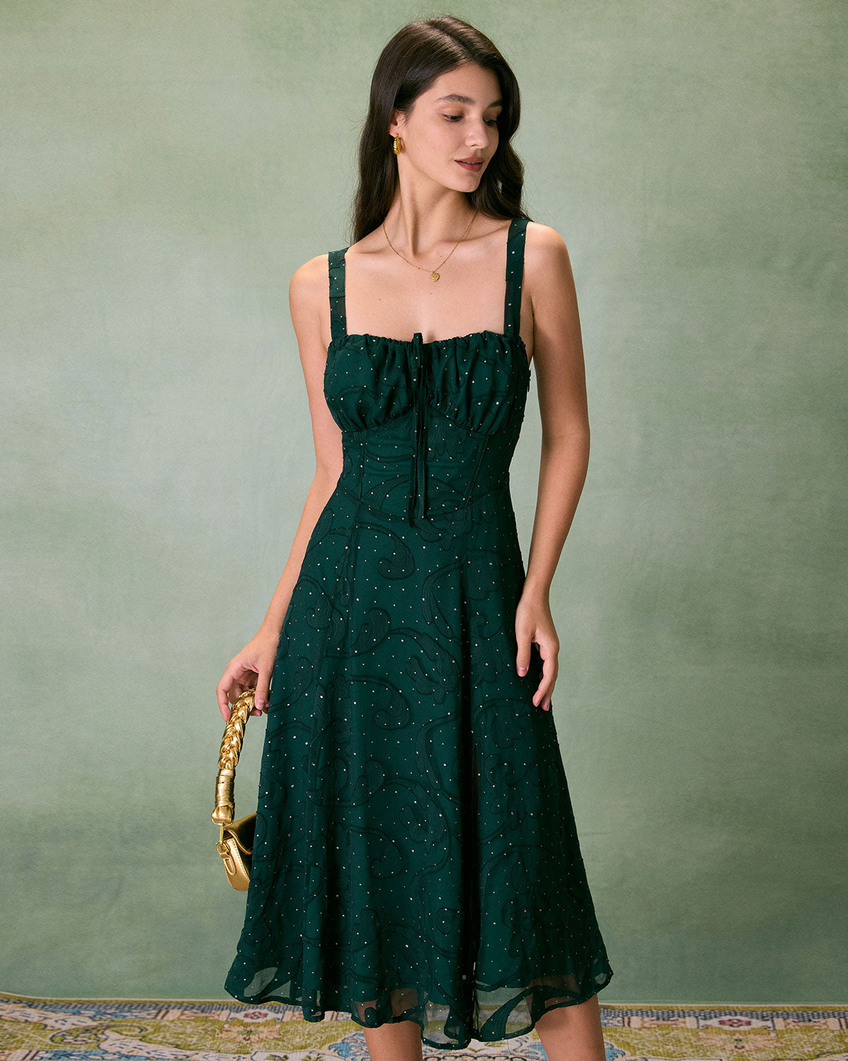 Jackie Midwest Slit Midi Dress