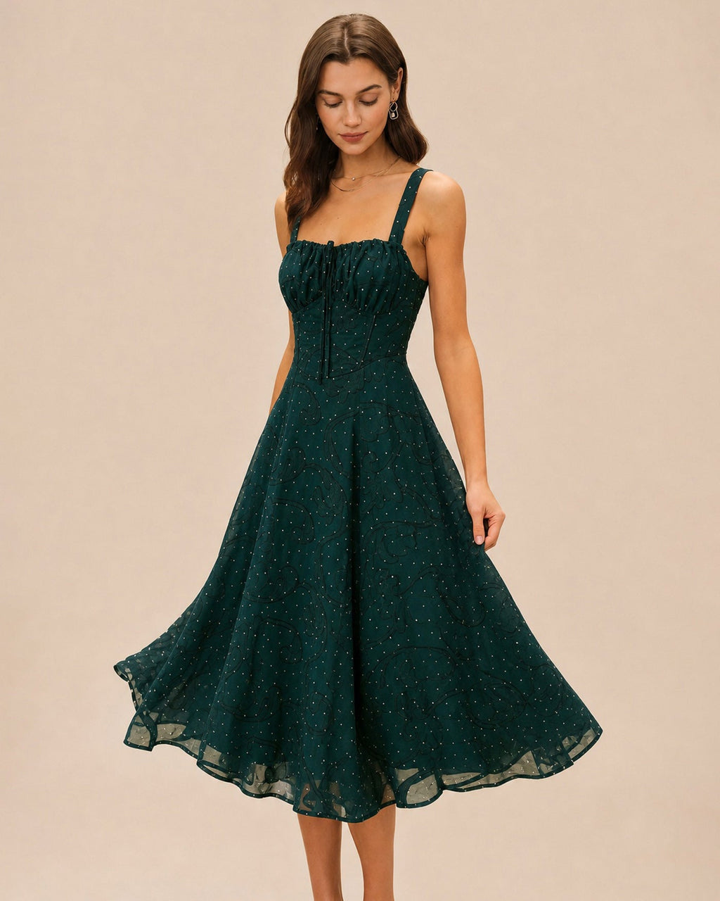 Jackie Midwest Slit Midi Dress