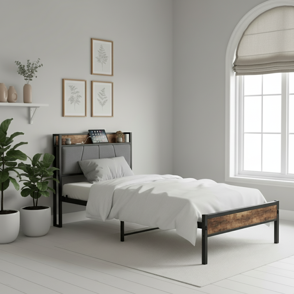 Twin Left Corner - One Pillow