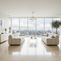 Two Sofas Facing Each Other