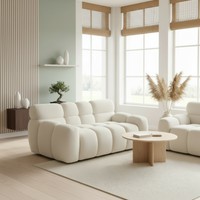 Two Sofas - Facing with Coffee Table