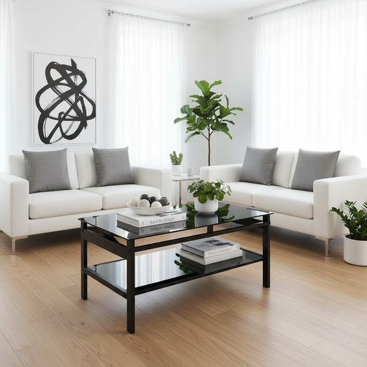 Two Sofas with Design Books