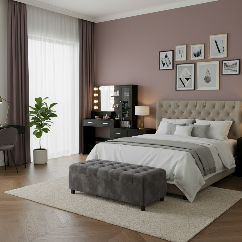 Vanity in Boutique Hotel Layout