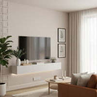 White TV Stand - New Decor 2