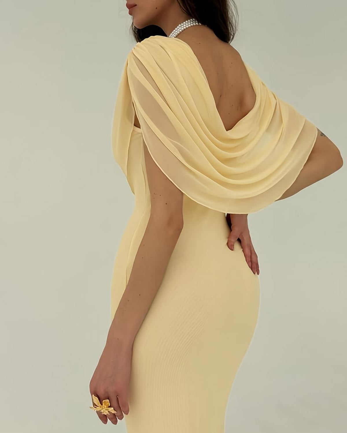 Luxe Cowl Neck Sleeveless Maxi Dress