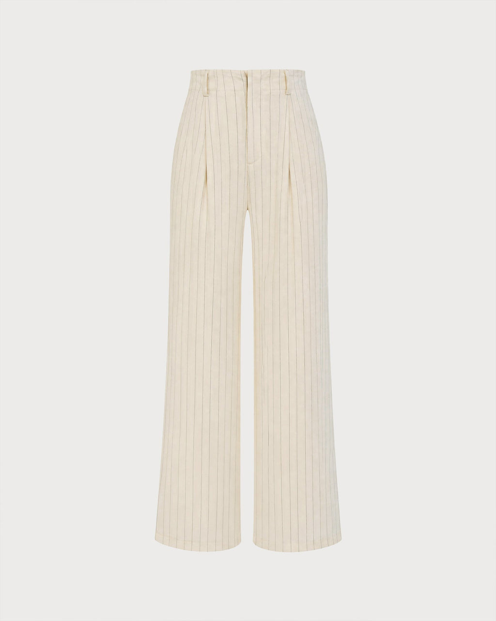 Timeless Elastic Waist Straight Pants With Pockets