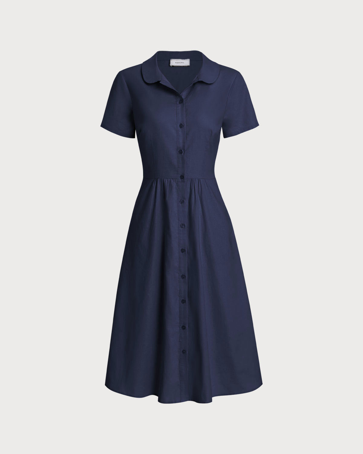 Martha Mature Pocket Short Sleeve Midi Dress