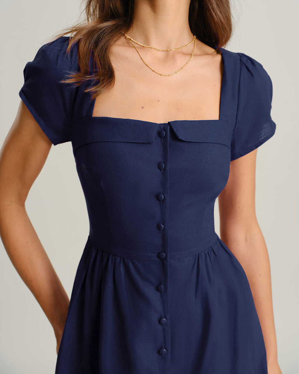 Bella Short Sleeve Midi Dress