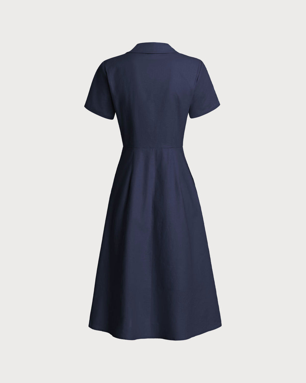 Martha Mature Pocket Short Sleeve Midi Dress