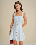 Chic Trendy Textured Mini Dress