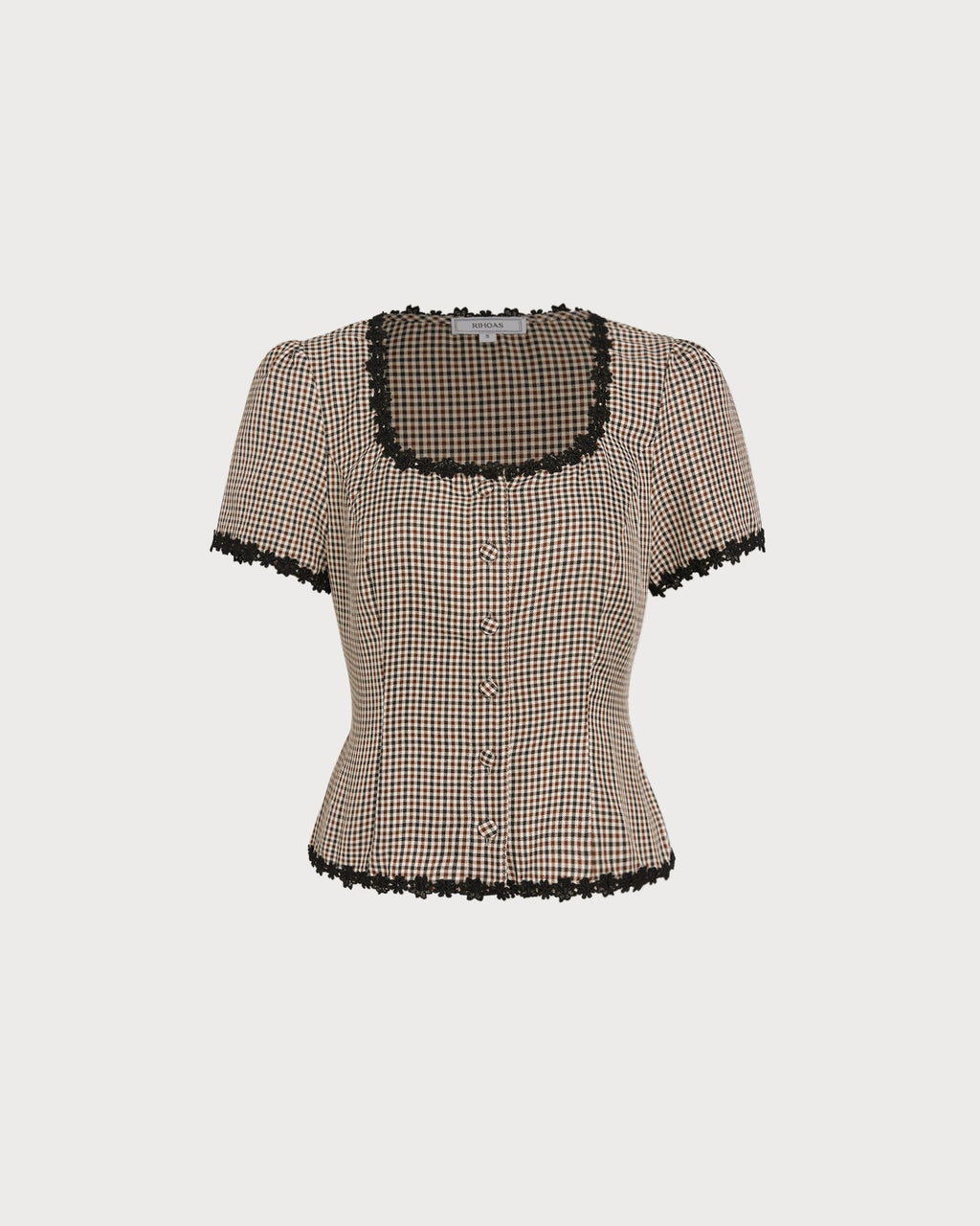 Tammy Comfort Wear Plaid Blouse
