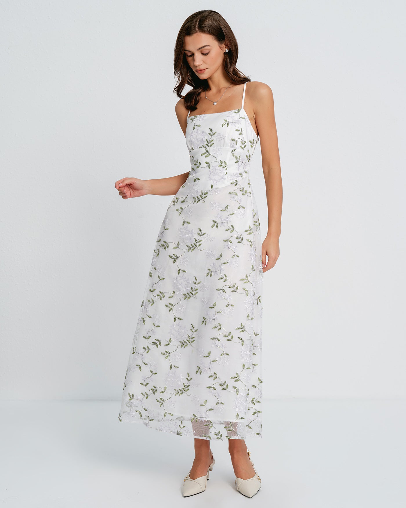 Stellar Floral Slip Maxi Dress