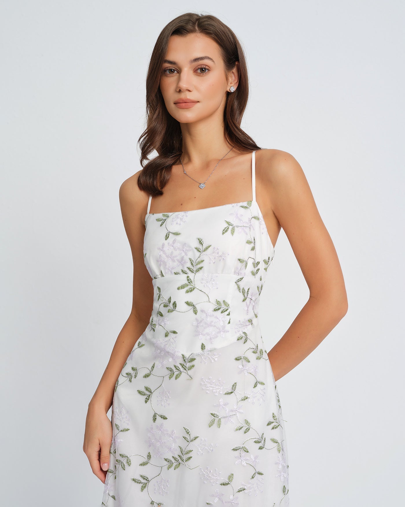 Stellar Floral Slip Maxi Dress