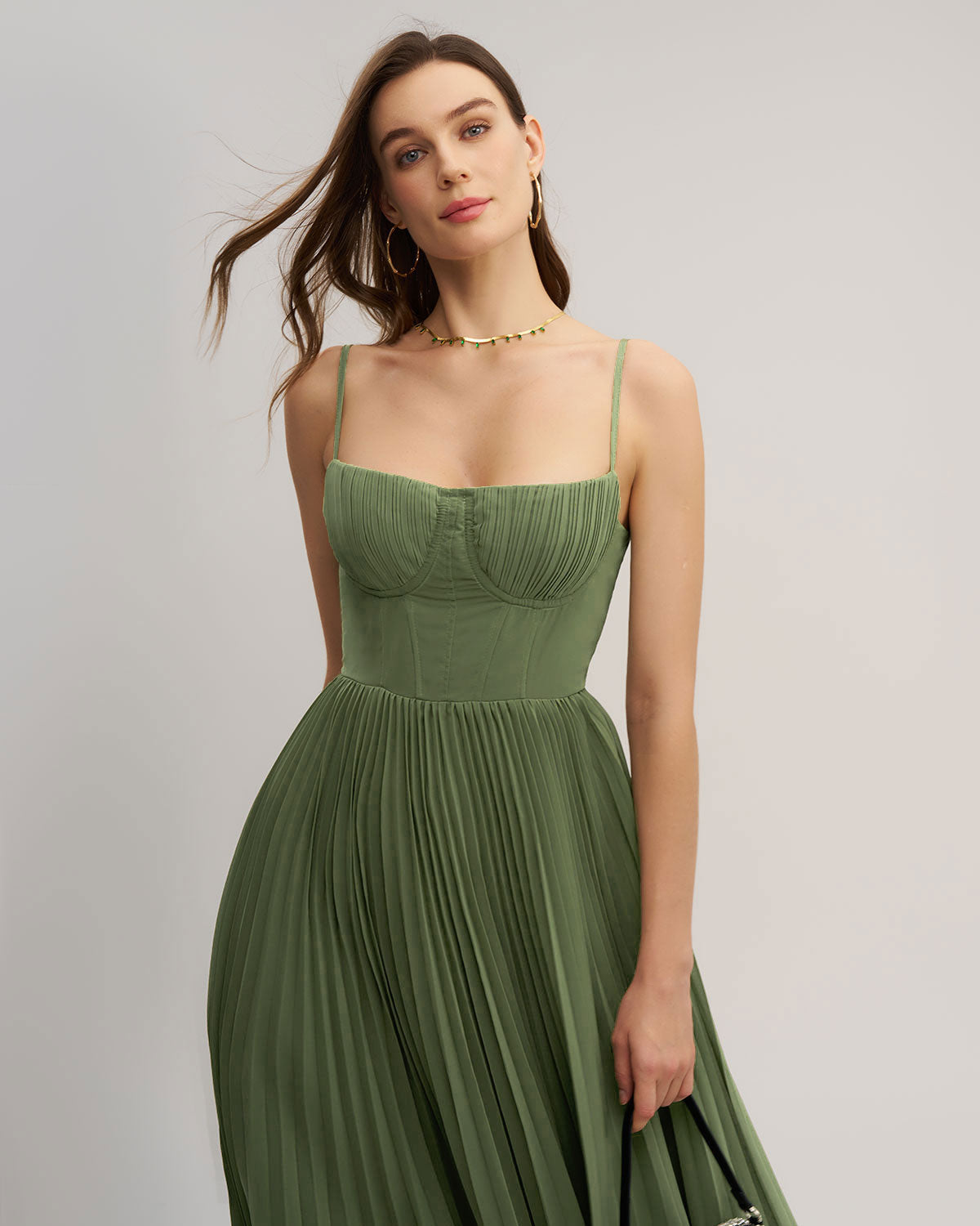 Garden Romance Sweetheart Slip Maxi Dress