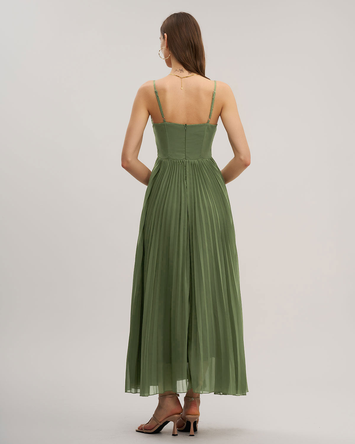 Garden Romance Sweetheart Slip Maxi Dress