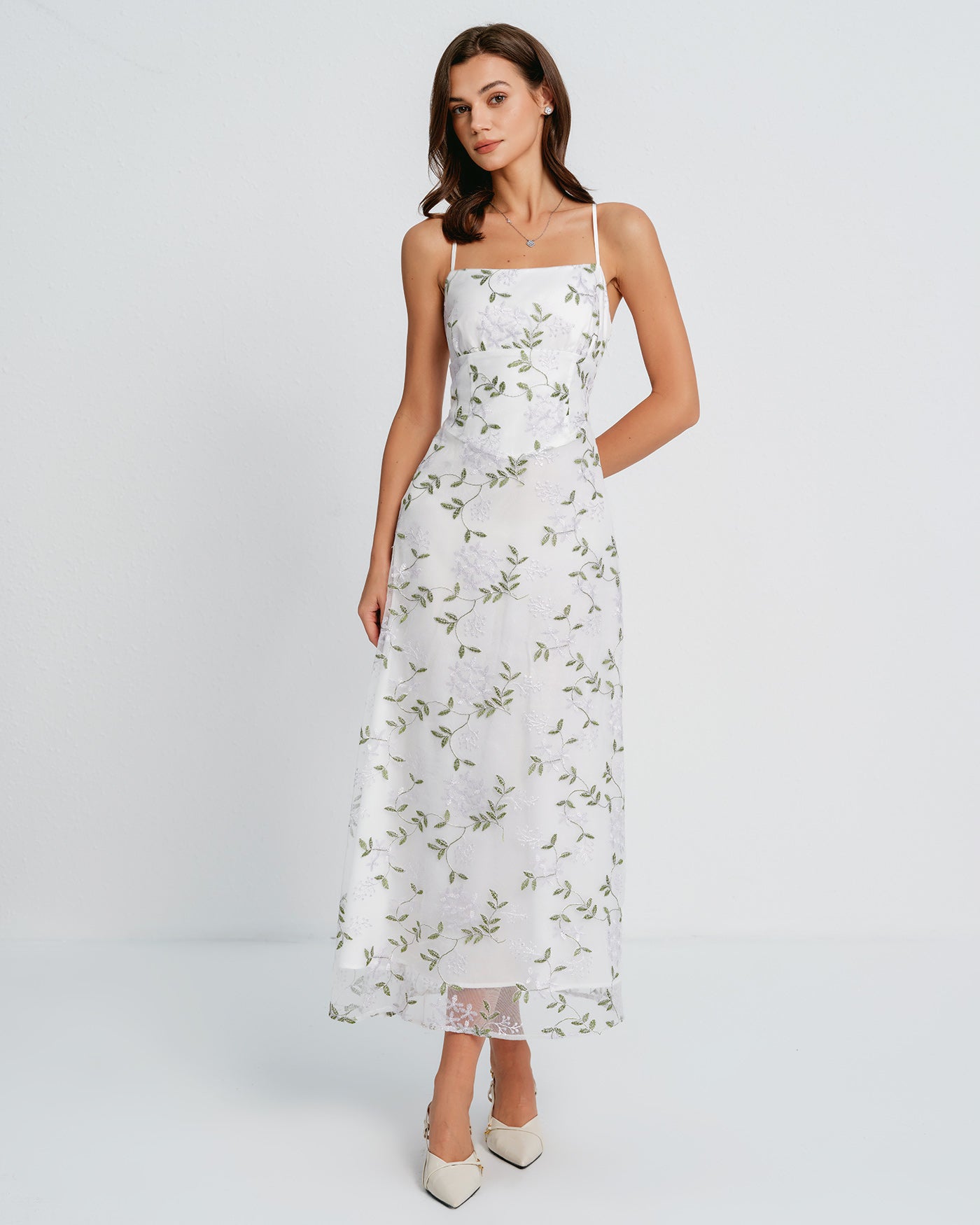 Stellar Floral Slip Maxi Dress