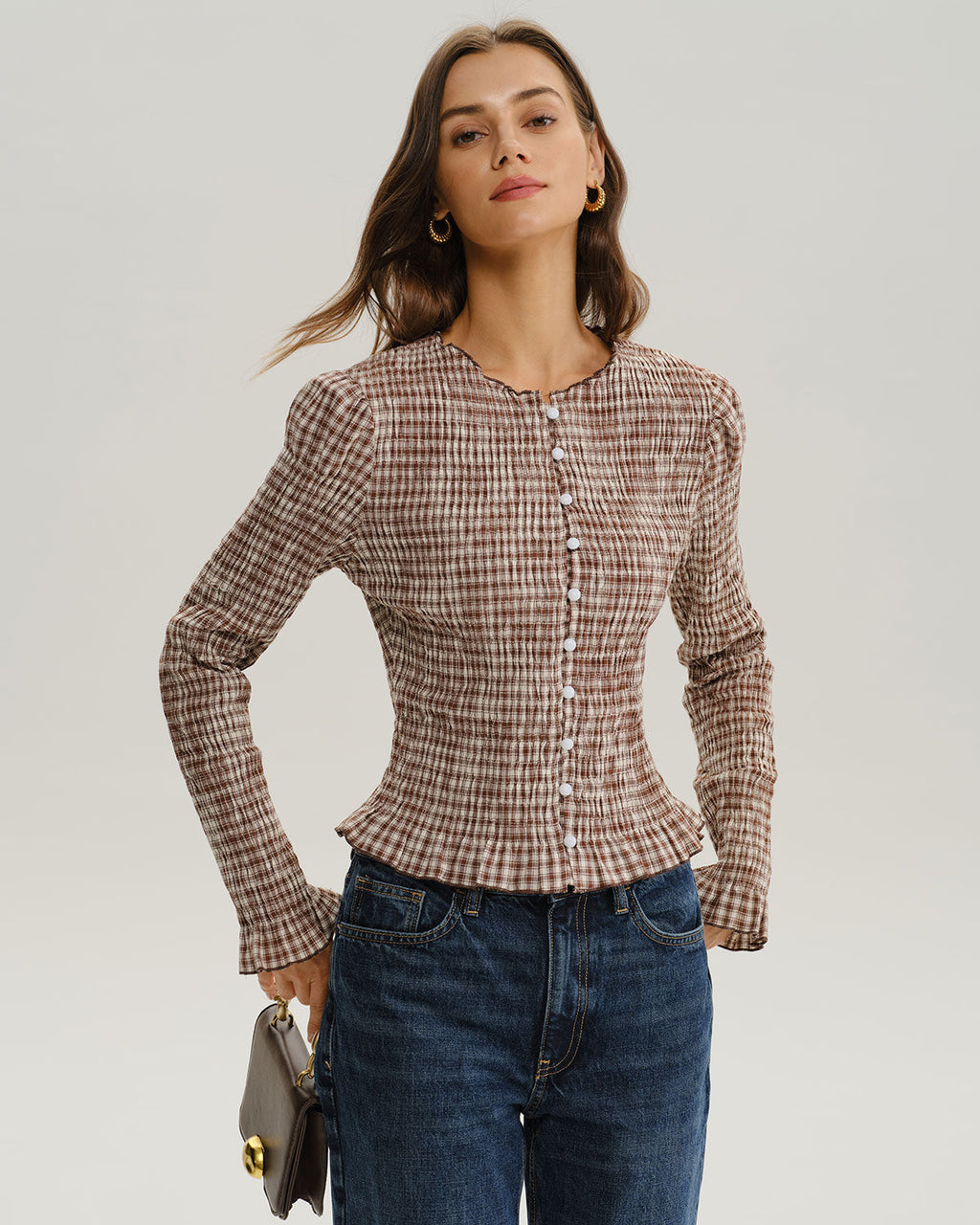 Emory Chic Plaid Blouse