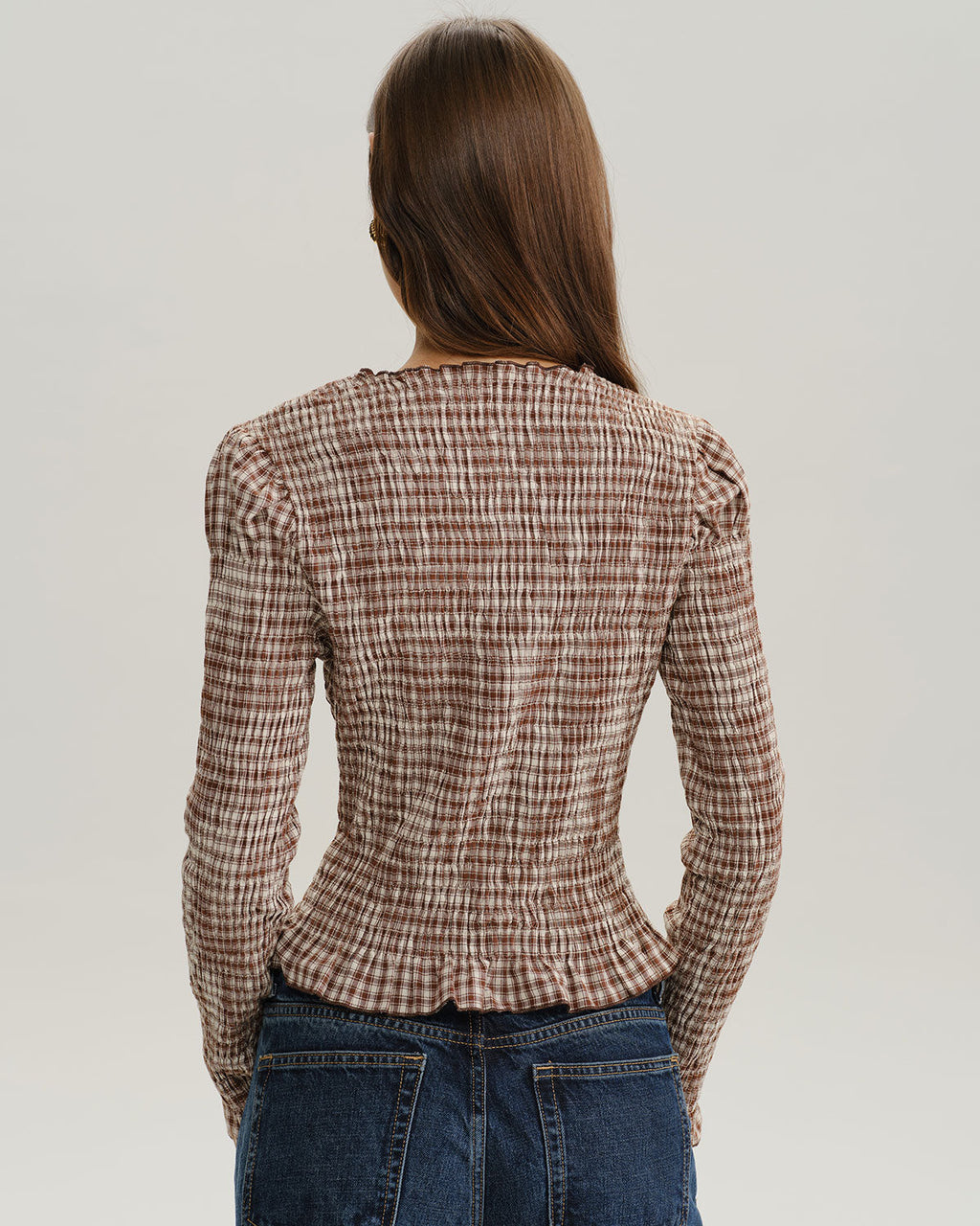 Emory Chic Plaid Blouse