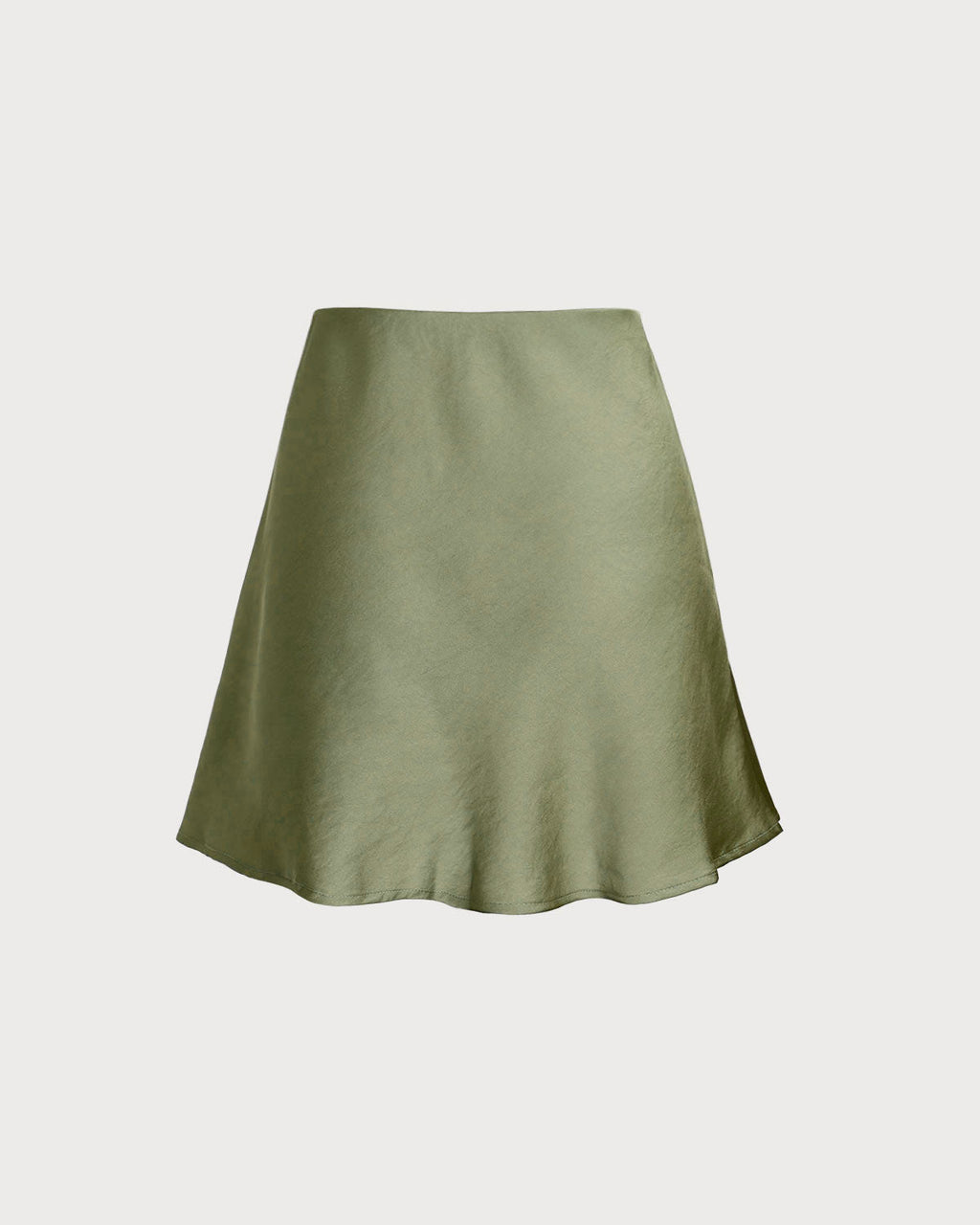 Forrest Satin Elastic Waist Mini Skirt