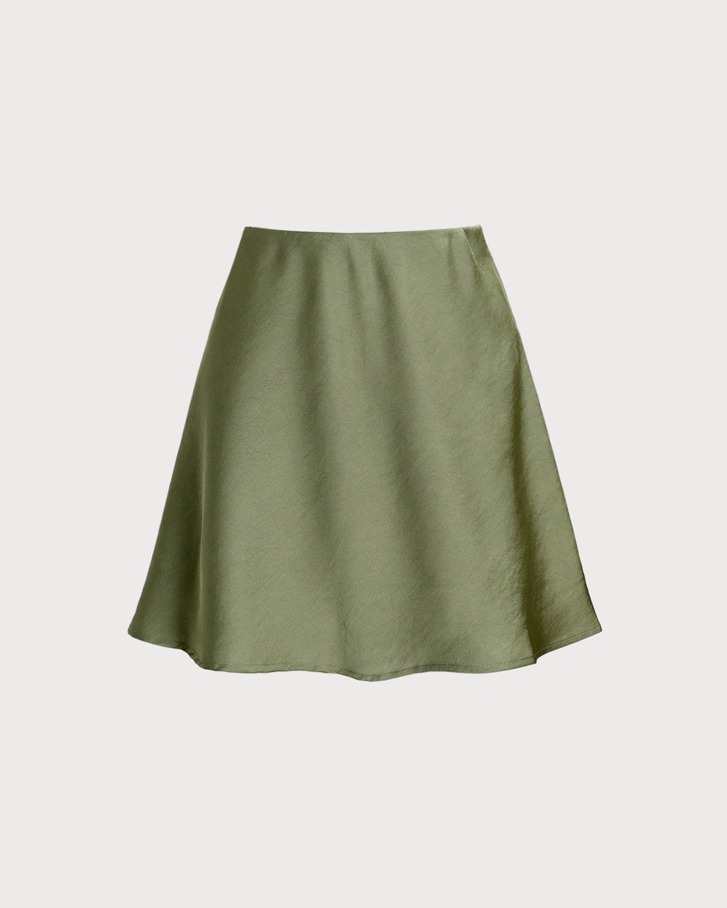 Forrest Satin Elastic Waist Mini Skirt