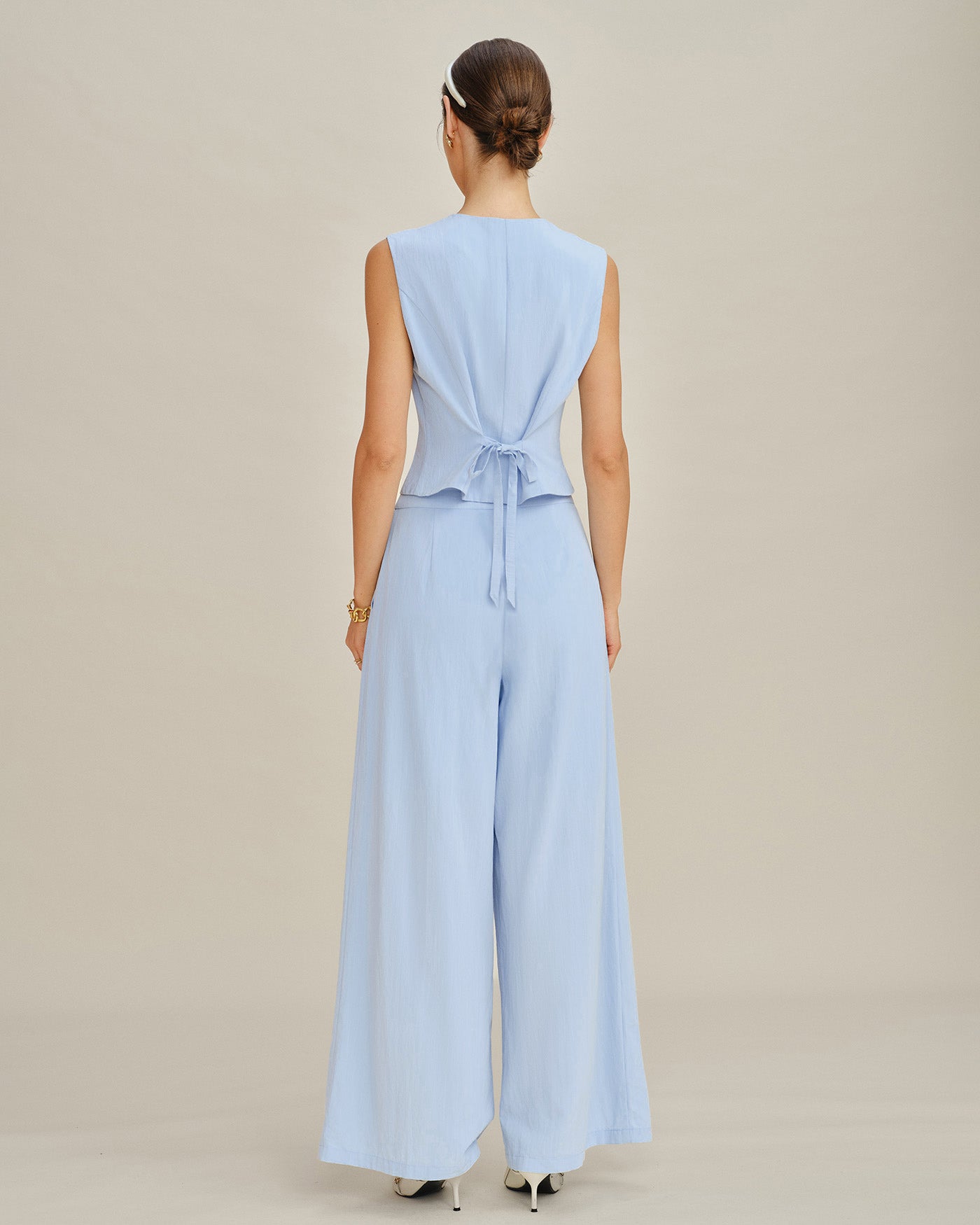 Sky Classic Straight Pants With Pockets