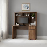 Wooden Desk - Centered Front View