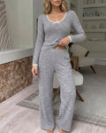 Cozy Girl 2 Piece Sleepwear Set With Pockets